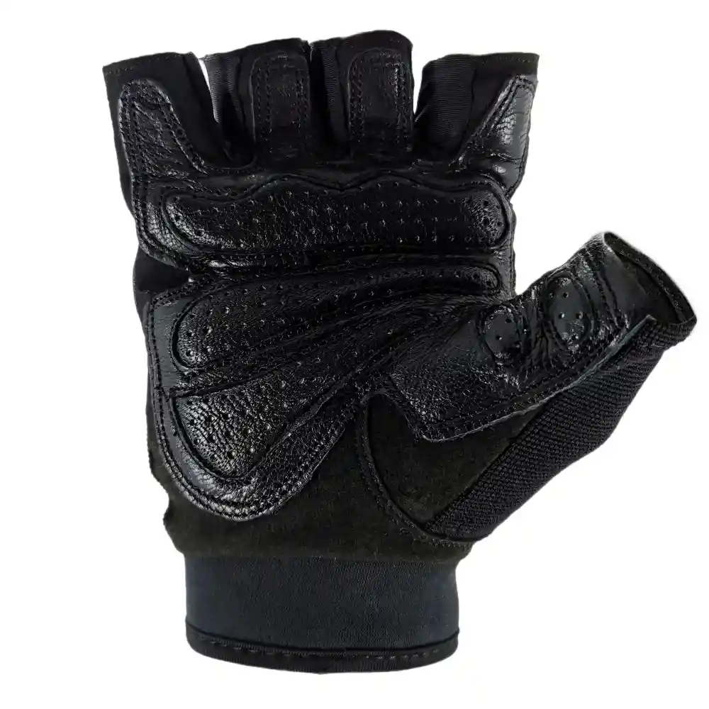 Guantes Pesas Gimnasio Fitness Ciclismo Miyagi Cuero Muñequera Mg555