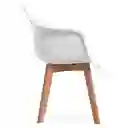 Silla Milano Con Brazos Blanco