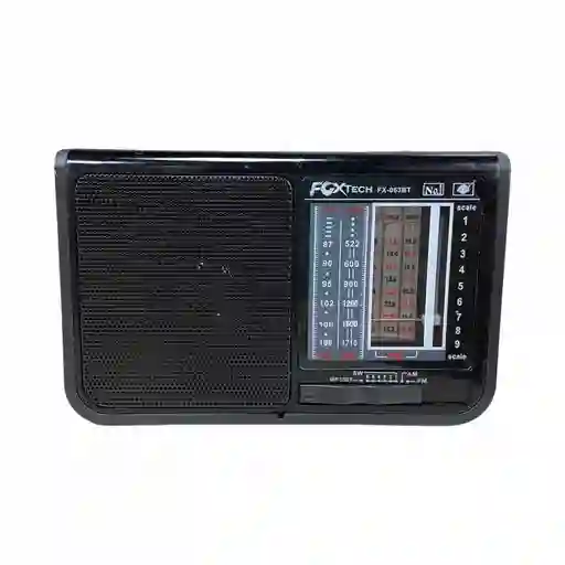 Radio Parlante Recargable Transistor Am/fm Bluetooth Panel Solar