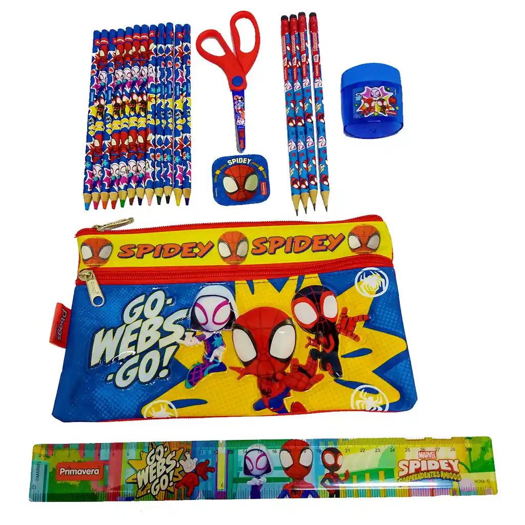 Kit De Uso Escolar Spidey De Disney