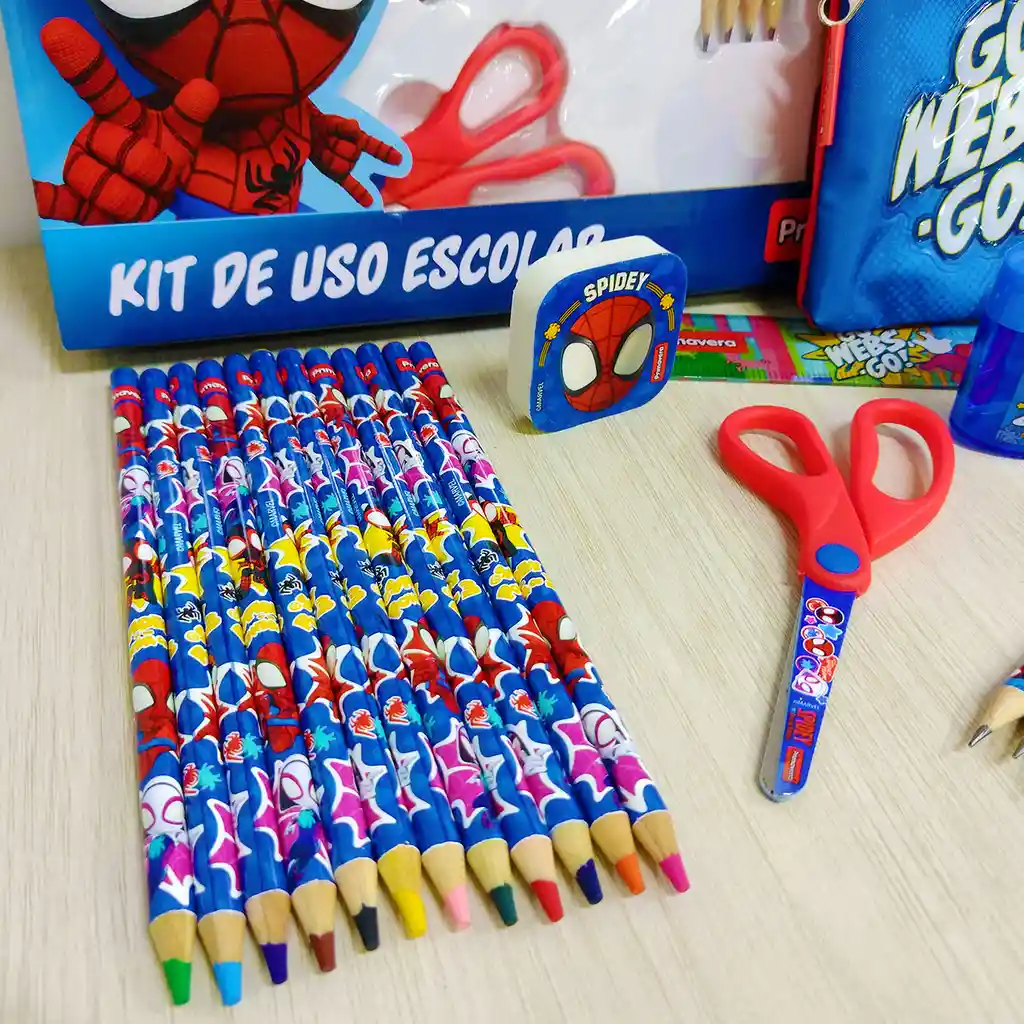 Kit De Uso Escolar Spidey De Disney