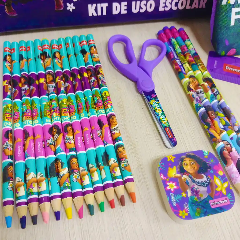 Kit De Uso Escolar Encanto De Disney