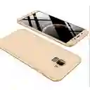 Estuche Funda Protector 360 Grados Dorado A8 Plus
