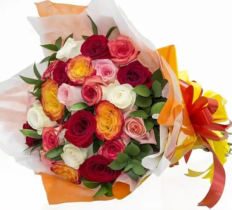 Rosas Surtidas X25 Und Colores Primaverales