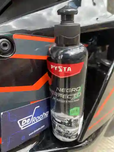 Cera Negro Perfecto Brilla Limpia Protege Para Moto Carro