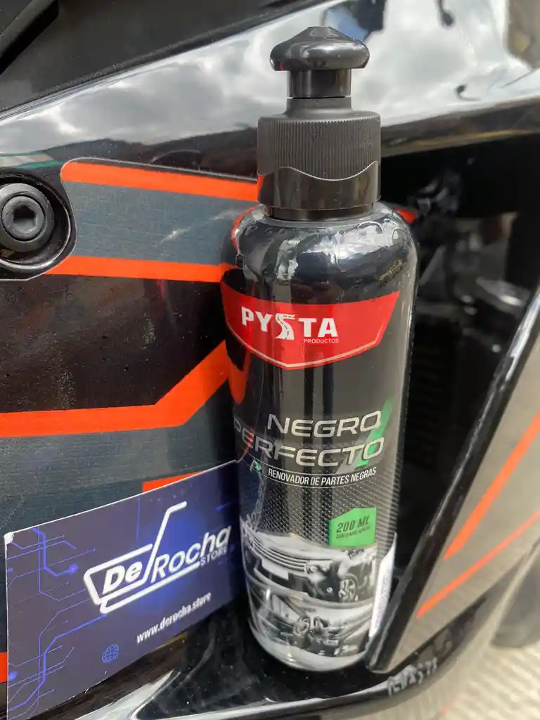 Cera Negro Perfecto Brilla Limpia Protege Para Moto Carro