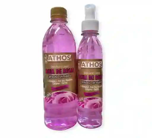 Agua De Rosas Athos Pack X 2 Unds 500ml + 250ml