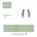 Aretes Hoja Planta Rama Para Mujer Fabricados En Plata 925