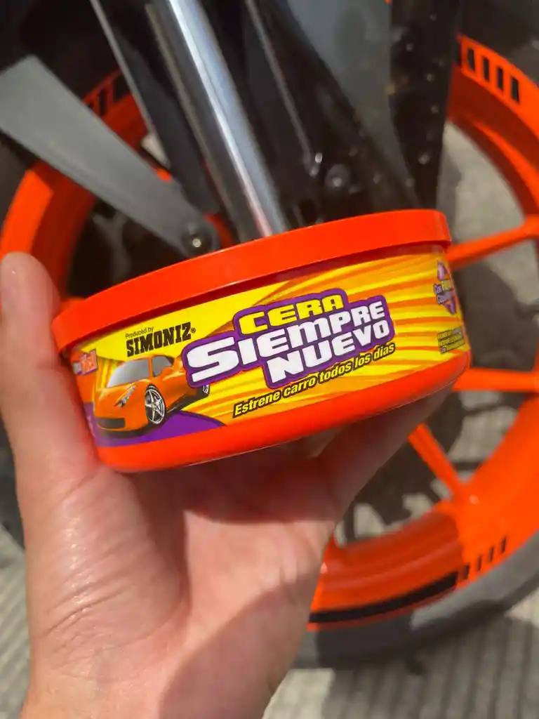 Simoniz Cera Carro Super Brillo Filtro Uv Siempre Nuevo