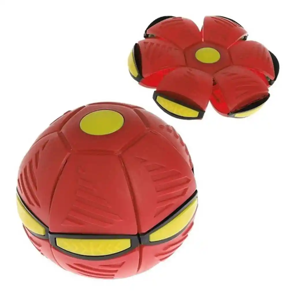 Flying Ufo Flat Throw Disc Ball Led Light Juguete Para Niños