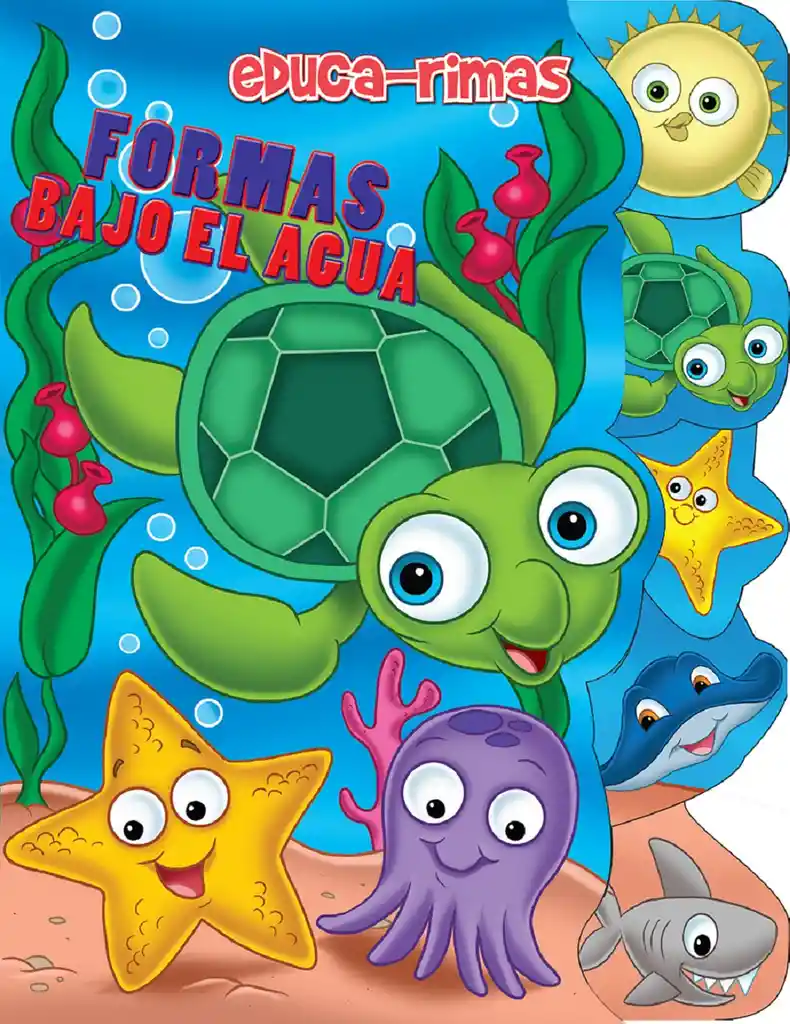 Libro Estimulación Temprana Bebes Niños Juguete Sensorial Figuras Bajo El Agua