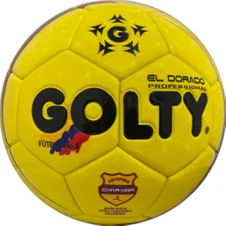 Balón De Fútbol #5 Golty Profesional Dorado Termotech Original
