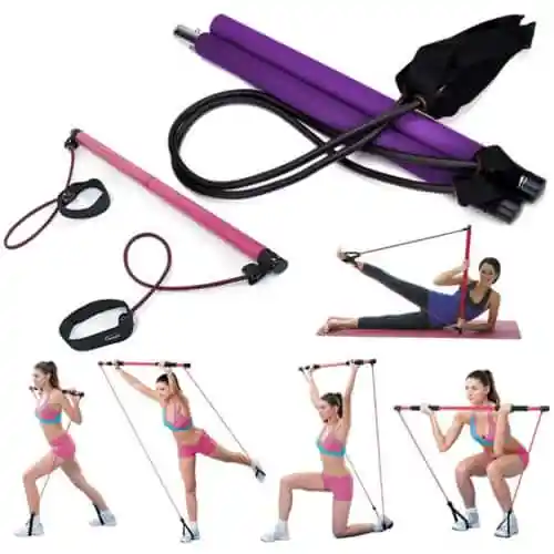 Kit Barra De Pilates Portatil