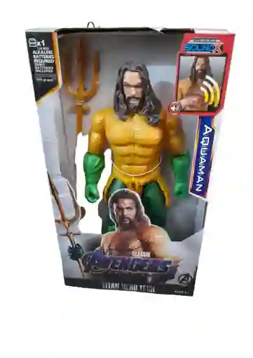 Muñeco Personaje Aquaman 30cm / Sonido.