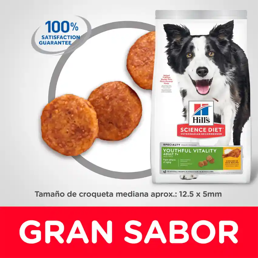 Hills Adulto Youthful Adulto 7 + X 3.5 Lbs