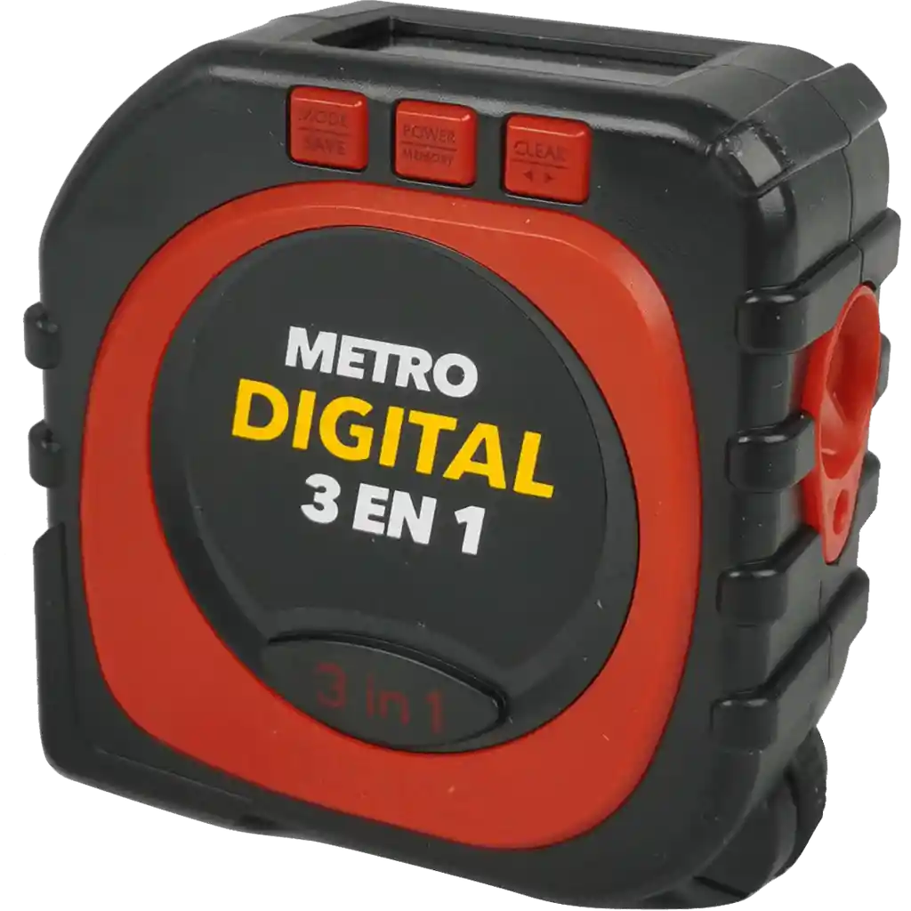 Metro Laser Digital 3 En 1 Cinta Metrica