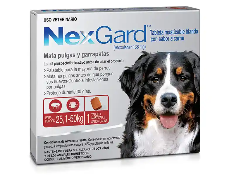 Nexgard 25,1- 50 Kg X 1 Tableta