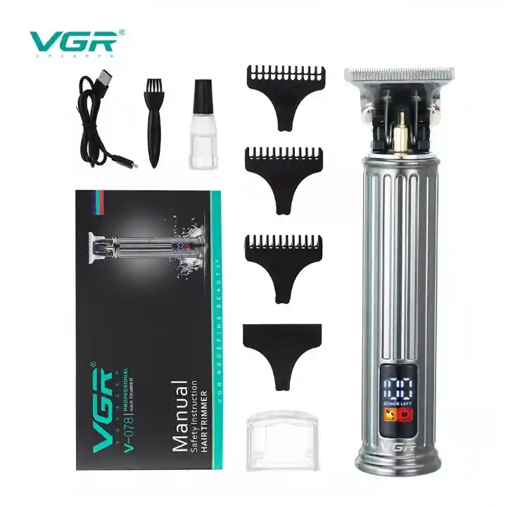 VGR Patillera Profesional Trimmer Original Potente Digital