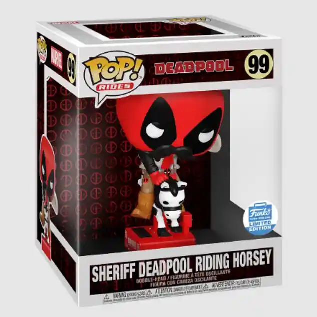 Funko Pop Sheriff Deadpool Riding Horsey Deadpool 99 Funko Shop