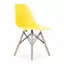 Escritorio Small Wengue + Silla Eames Amarillo