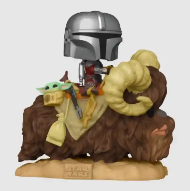 Funko Pop The Mandalorian And The Child On Bantha Star Wars 416