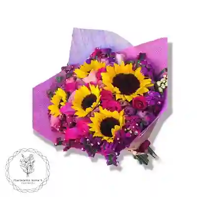 Flores Girasoles Con Varias