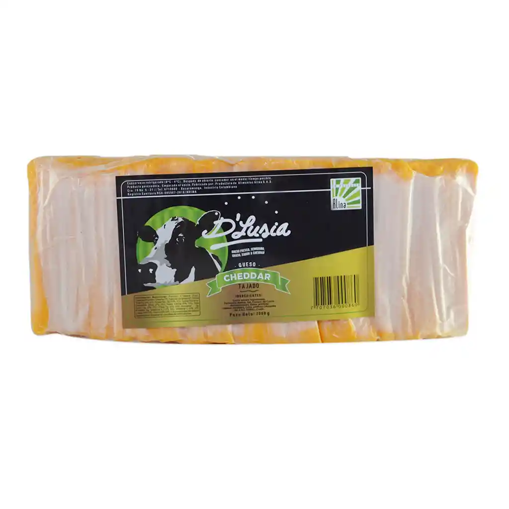  Queso  D Lusia  Cheddar Tajado 