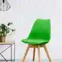 Silla Milano Tapizada Verde