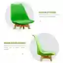 Silla Milano Tapizada Verde