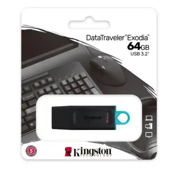 Kingston Memoria Usb Datatraveler Exodia 64Gb Usb 3.2