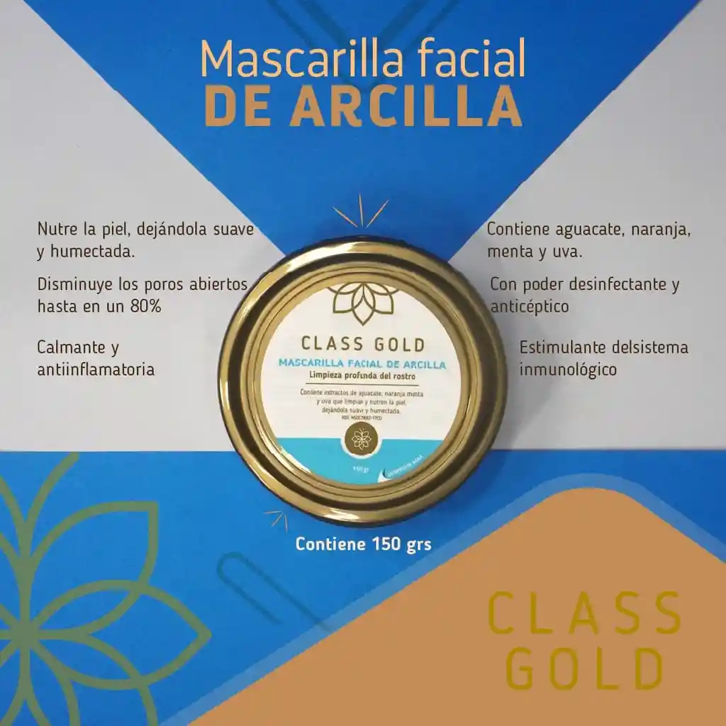 GOLD Class Crema Dermoaclarante Y Mascarilla De Arcilla