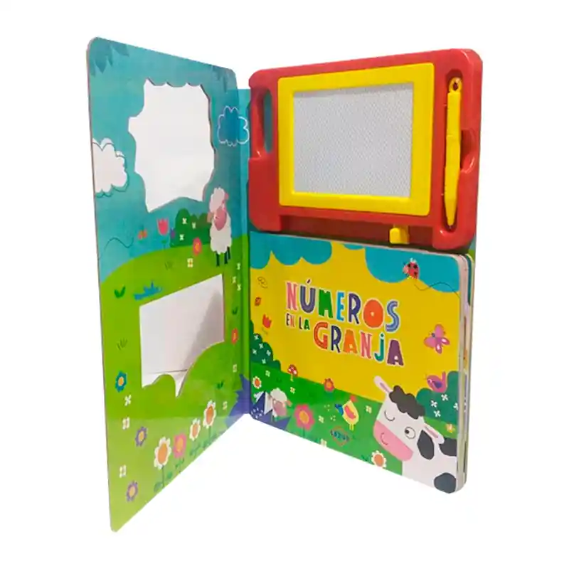 Libro Aprende Dibuja Nuemros De Granja