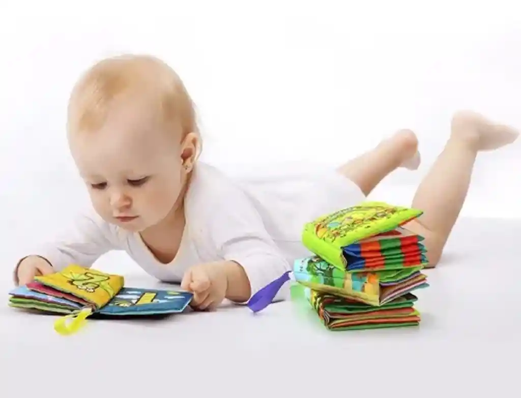 Libro Estimulación Temprana Bebes Niños Juguete Sensorial Tela Diseño-transporte