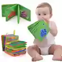 Libro Estimulación Temprana Bebes Niños Juguete Sensorial Tela Diseño-transporte