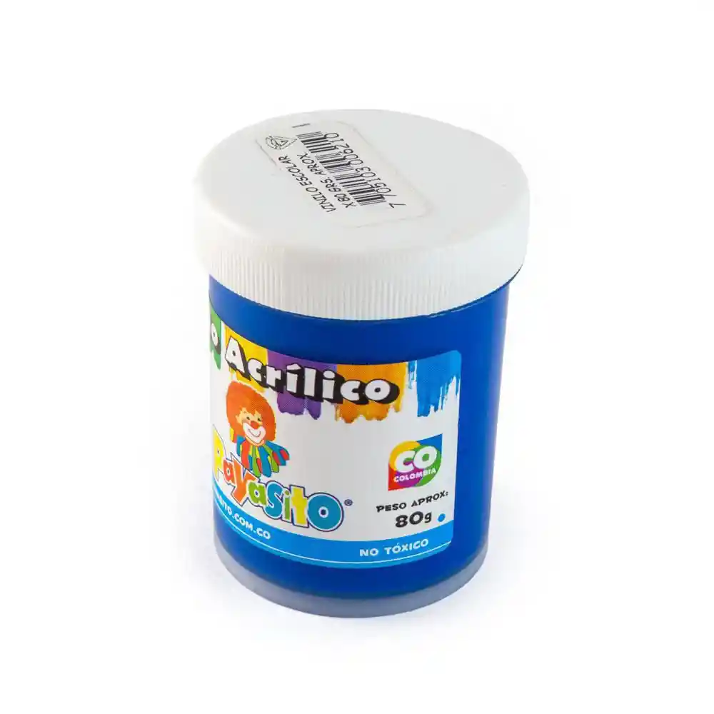 Payasito Tempera 80G - Azul