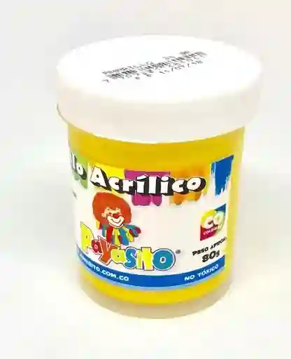 Payasito Tempera 80G - Amarillo