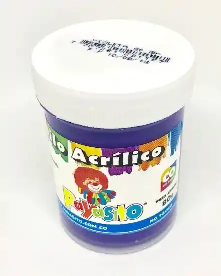 Payasito Tempera 80G - Morado