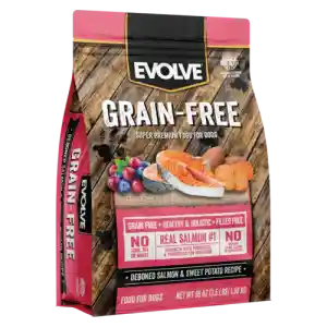Evolve Dog Grain Free Salmon 12 Lb