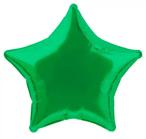 Globo Metalizado Estrella Verde