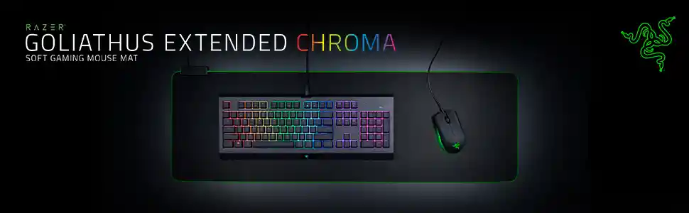 Rgb Tapete/Pad Mouse Gamer Almohadilla Larga Con Luces