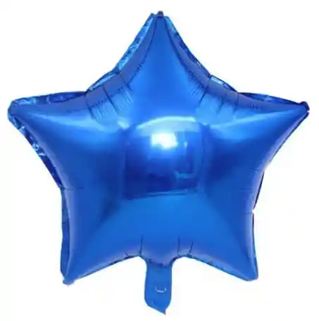 Globo Metalizado Estrella Azul