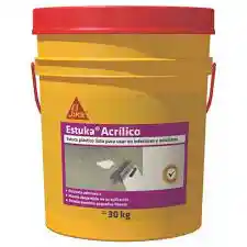 Sika Estuka Acrilico X 30 Kg Estuco Plastico (Caneca)