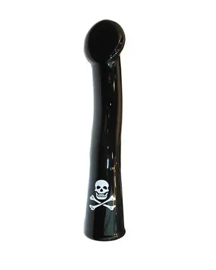 Dildo De Vidrio Con Temática Pirata