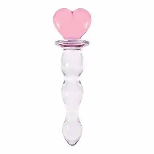 Dildo De Vidrio Corazón S