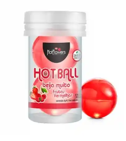 Lubricante Hot Ball Frutos Rojos