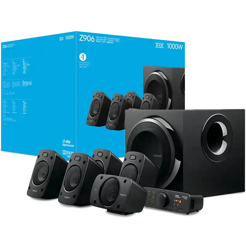 Logitech Altavoces Subwooferz906 5.1