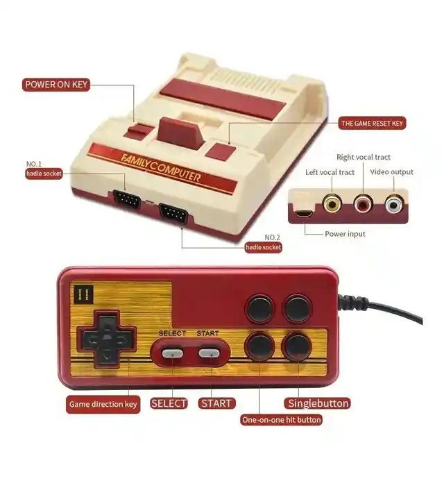 Consola Fc Compact Family Retro