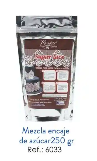 Sugar Lace - Mezcla Para Encaje De Azucar X 250grs