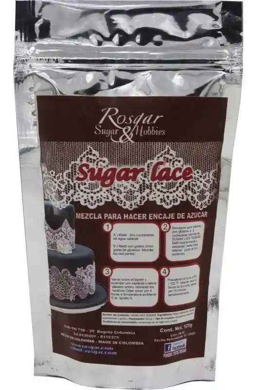 Sugar Lace - Mezcla Para Encaje De Azucar X 250grs