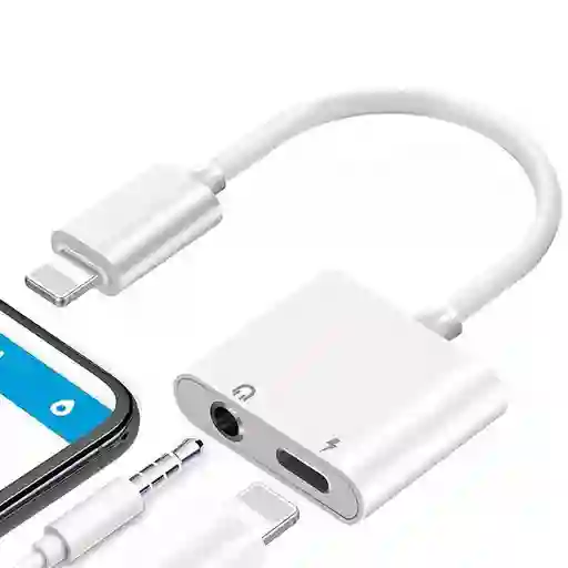 Adaptador Iphone 2 En 1 / Lightning-3.5mm